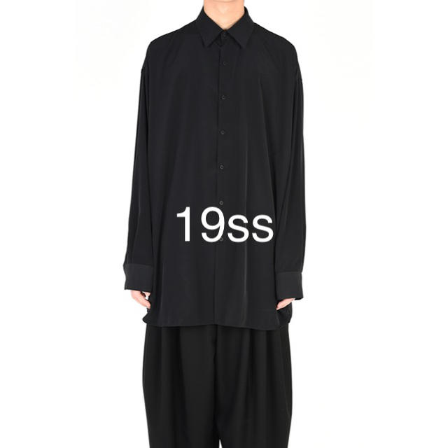 19ss SUPER BIG SHIRT  42サイズ 黒色