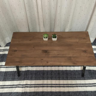 カフェ風折りたたみ式ローテーブル(ローテーブル)