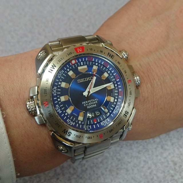 腕時計 SEIKO パーペチュアルカレンダー時計