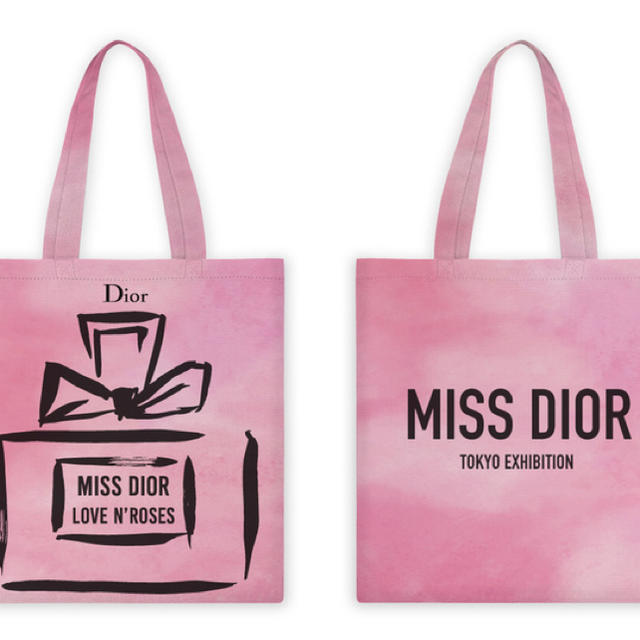 Dior(ディオール)のMiss Dior展覧会 ノベルティトートバッグ レディースのバッグ(トートバッグ)の商品写真