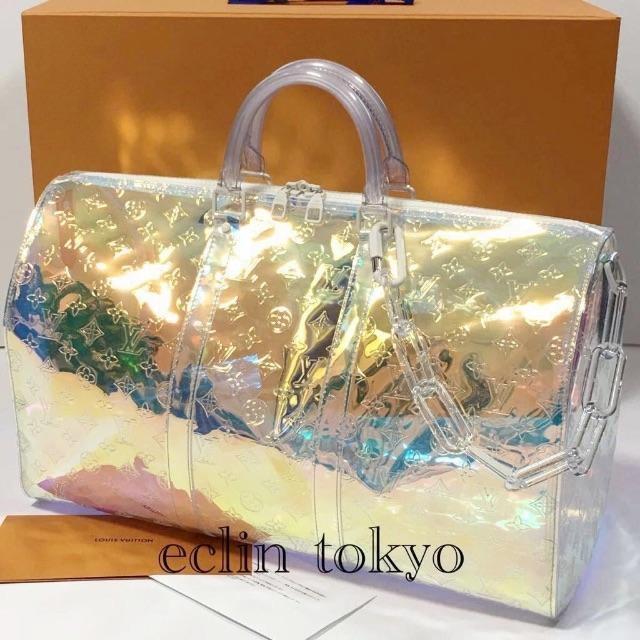 LOUIS VUITTON(ルイヴィトン)のルイヴィトン 19SS キーポル50 バッグ ヴァージル アブロー プリズム  メンズのバッグ(ボストンバッグ)の商品写真