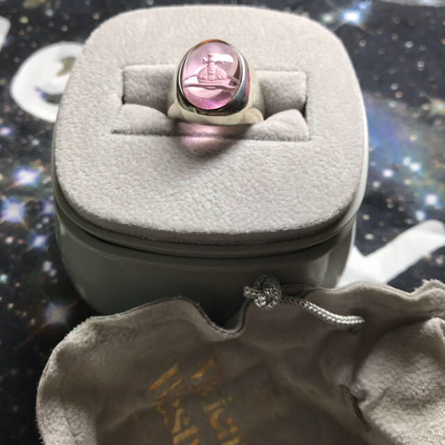 Vivienne Westwood - ヴィヴィアン ピンク カボション リング M Vivienne Westwood - ヴィヴィアン ピンク カボション リング M