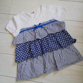 ブランシェス(Branshes)のBRANSHES　ティアードトップス　130(Tシャツ/カットソー)