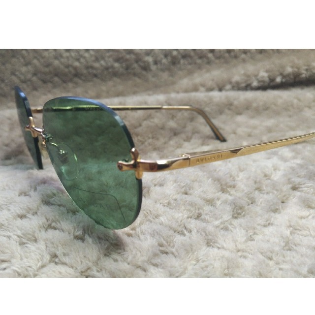 ブルガリBvlgariゴールド眼鏡メガネサングラスフレーム箱書類一式新品 3