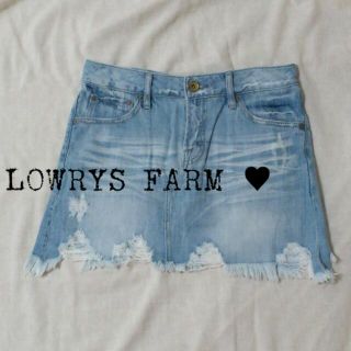 ローリーズファーム(LOWRYS FARM)のLOWRYS FARM デニムスカート(ミニスカート)