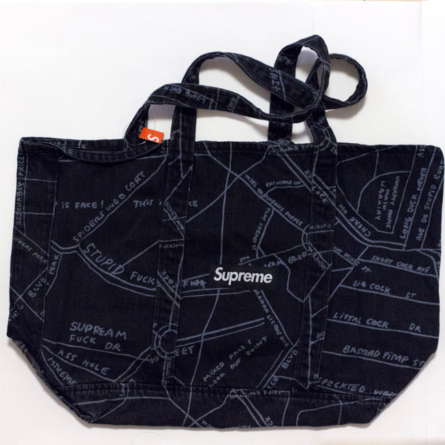 メンズSupreme Gonz Map Denim Tote 19ss