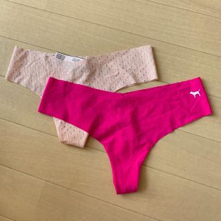 ヴィクトリアズシークレット(Victoria's Secret)のBooFooWoo様専用 ヴィクトリアシークレット PINK Tバック2枚セット(ショーツ)