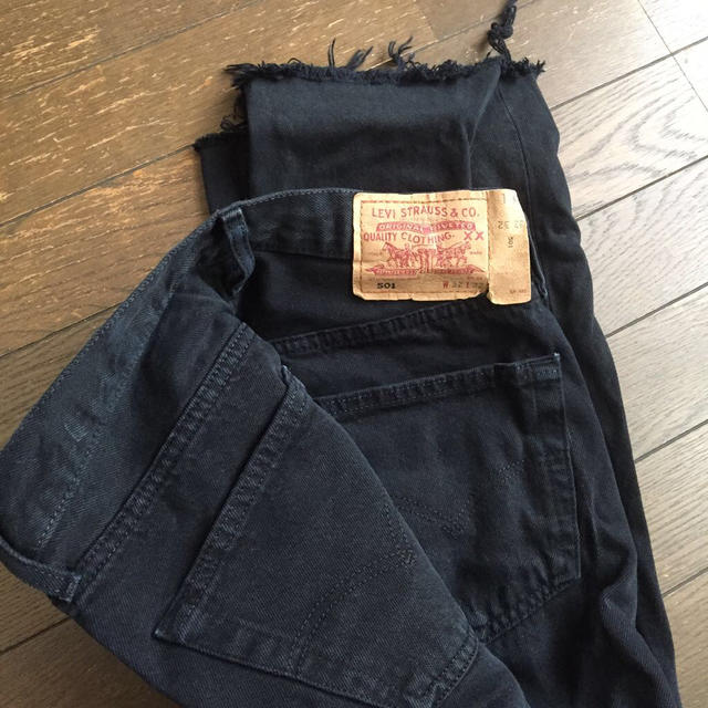 Levi's(リーバイス)のLevi's ブラック デニム レディースのパンツ(デニム/ジーンズ)の商品写真