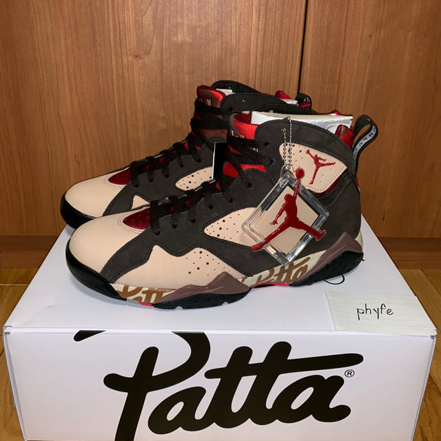 NIKE(ナイキ)の【新品未使用】AIR JORDAN 7 Patta  パタ ジョーダン ナイキ メンズの靴/シューズ(スニーカー)の商品写真