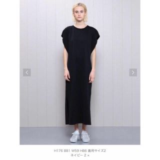 ビューティアンドユースユナイテッドアローズ(BEAUTY&YOUTH UNITED ARROWS)の◼︎H beauty&youth M/M ATTACHMENT エイチ(ロングワンピース/マキシワンピース)