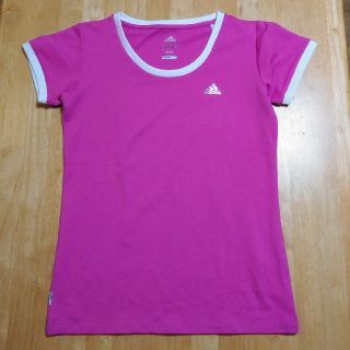 アディダス(adidas)のadidas レディースTシャツ　サイズL　中古(Tシャツ(半袖/袖なし))