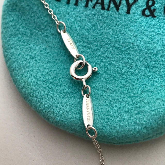 Tiffanyの 1Pダイヤオープンハート ネックレス 超美品