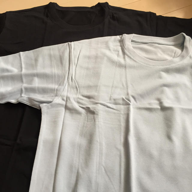 UNIQLO(ユニクロ)のユニクロ丸首TシャツLサイズ2枚組 メンズのトップス(Tシャツ/カットソー(半袖/袖なし))の商品写真