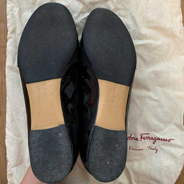 Salvatore Ferragamo(サルヴァトーレフェラガモ)のフェラガモ♪フラットオペラシューズ レディースの靴/シューズ(バレエシューズ)の商品写真