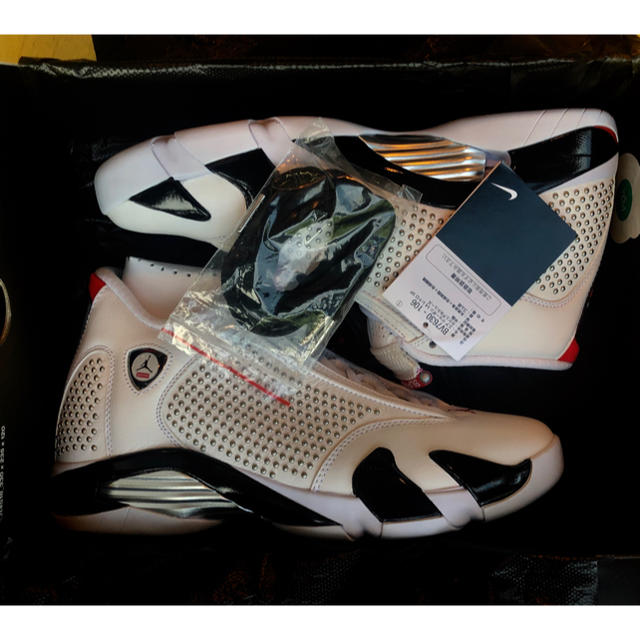 26.5 新品 Supreme Nike Air Jordan 14 white