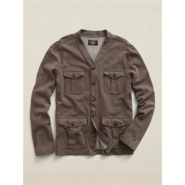 RRL French Terry Cardiganフレンチテリーカーディガン S