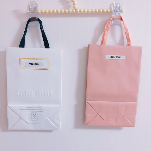 miumiu(ミュウミュウ)のmiumiu ショッパー  レディースのバッグ(ショップ袋)の商品写真
