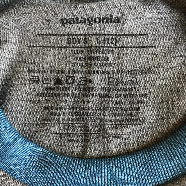 patagonia(パタゴニア)のパタゴニア Tシャツ kids キッズ/ベビー/マタニティのキッズ服男の子用(90cm~)(Tシャツ/カットソー)の商品写真