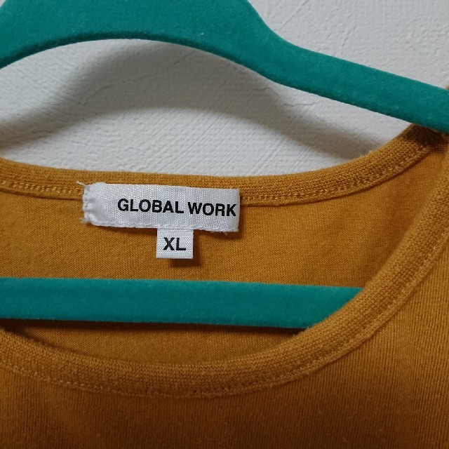 GLOBAL WORK(グローバルワーク)のフリルノースリーブカットソー キッズ/ベビー/マタニティのキッズ服女の子用(90cm~)(Tシャツ/カットソー)の商品写真