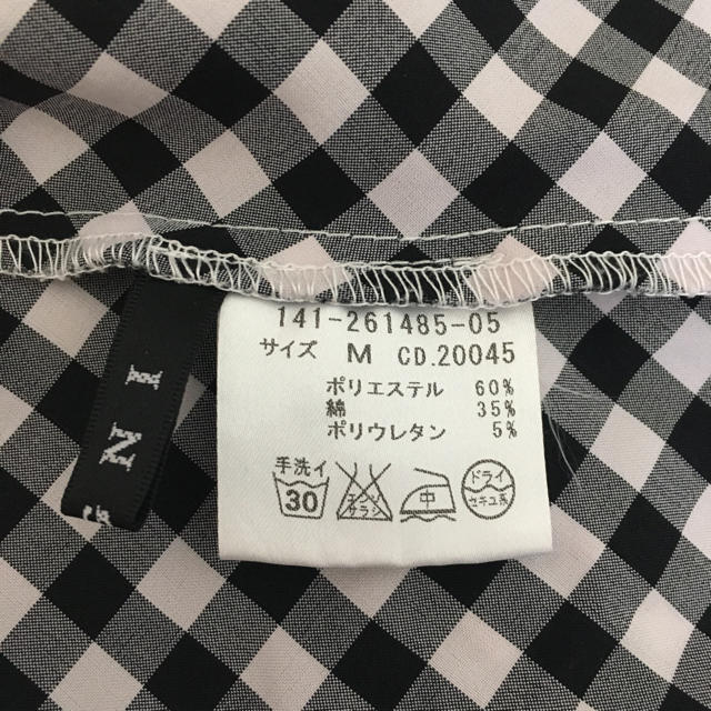 INGNI(イング)のギンガムチェックリボントップス レディースのトップス(シャツ/ブラウス(半袖/袖なし))の商品写真