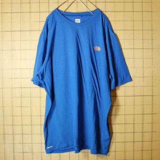 ザノースフェイス(THE NORTH FACE)のNorth Face ノースフェイス ロゴ TシャツXL 半袖 ブルー ss21(Tシャツ/カットソー(半袖/袖なし))