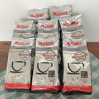 【送料込】ムセッティ コーヒー豆 2種 8袋セット（250g×8袋）(コーヒー)