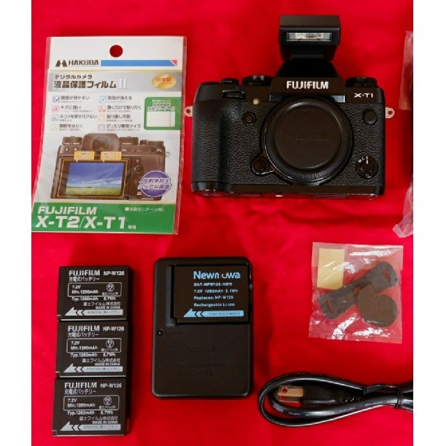 富士フイルム(フジフイルム)の売約済 FUJIFILM X-T1 中古美品クラス! 豪華オマケ付! スマホ/家電/カメラのカメラ(ミラーレス一眼)の商品写真