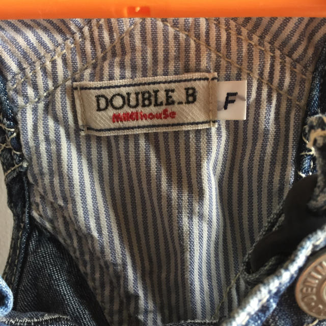 DOUBLE.B(ダブルビー)のダブルビー オーバーオール キッズ/ベビー/マタニティのキッズ服男の子用(90cm~)(パンツ/スパッツ)の商品写真