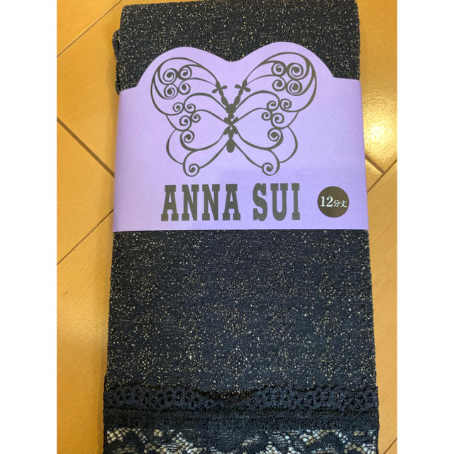 ANNA SUI(アナスイ)のANNA SUI フラワーダイヤ柄レギンス 12‪分丈 レディースのレッグウェア(レギンス/スパッツ)の商品写真