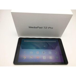 新品同様 ソフトバンク MediaPad T2 Pro 605HW ブラック(タブレット)