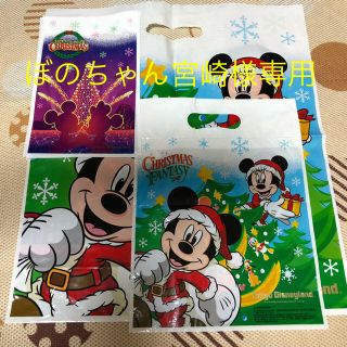 ディズニー(Disney)の東京ディズニーランド お土産袋 クリスマス(キャラクターグッズ)