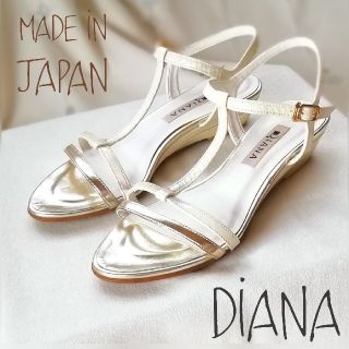 DIANA ダイアナ ローヒール サンダル フラット