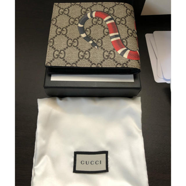 Gucci(グッチ)のGucci snake柄 折りたたみ財布 メンズのファッション小物(折り財布)の商品写真