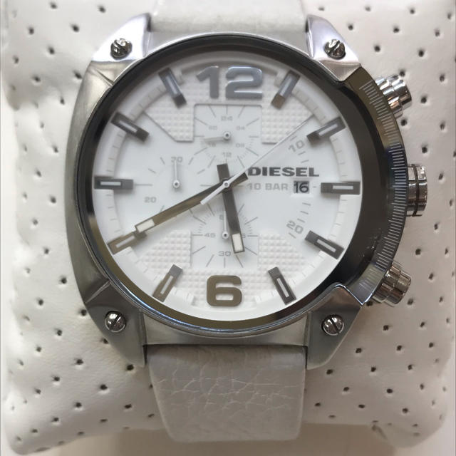 DIESEL ディーゼル 腕時計 メンズ クロノグラdz-4315 白 ホワイト