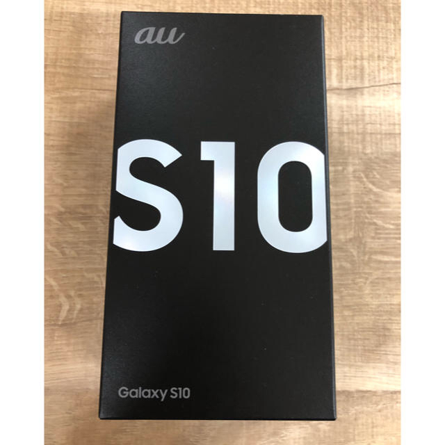 スマホ/家電/カメラ新品・未使用 simフリー au Galaxy s10 プリズムホワイト