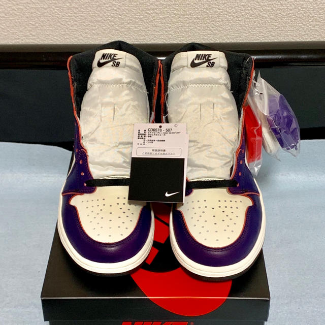 NIKE(ナイキ)のNike SB AIR JORDAN 1 HIGH LAKERS 26.5cm メンズの靴/シューズ(スニーカー)の商品写真