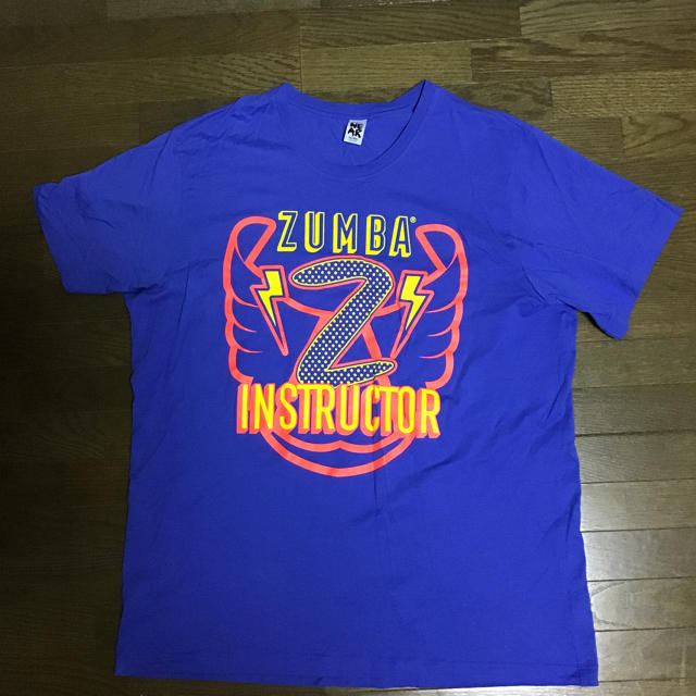 Zumba(ズンバ)のズンバTシャツ青大きめ メンズのトップス(Tシャツ/カットソー(半袖/袖なし))の商品写真