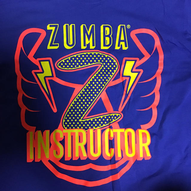 Zumba(ズンバ)のズンバTシャツ青大きめ メンズのトップス(Tシャツ/カットソー(半袖/袖なし))の商品写真