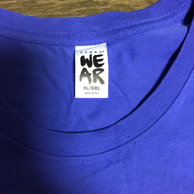Zumba(ズンバ)のズンバTシャツ青大きめ メンズのトップス(Tシャツ/カットソー(半袖/袖なし))の商品写真