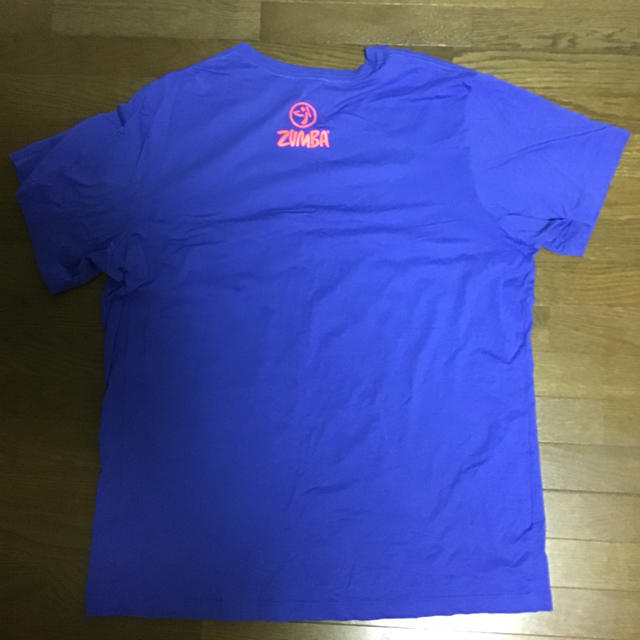 Zumba(ズンバ)のズンバTシャツ青大きめ メンズのトップス(Tシャツ/カットソー(半袖/袖なし))の商品写真