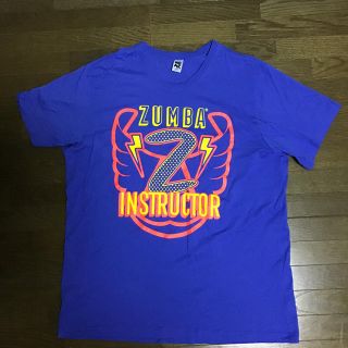 ズンバ(Zumba)のズンバTシャツ青大きめ(Tシャツ/カットソー(半袖/袖なし))