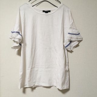 フォーエバートゥエンティーワン(FOREVER 21)のフォーエバー21  Forever21 袖フリル Tシャツ(Tシャツ(半袖/袖なし))