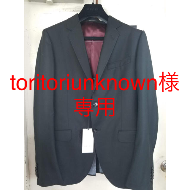 GUCCI メンズスーツ上下 ブラック enot.in.ua