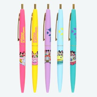 ディズニー(Disney)のボールペン<BIC>５本(ペン/マーカー)