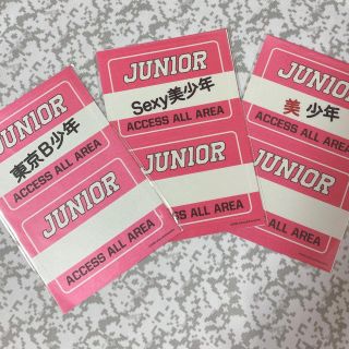 ジャニーズジュニア(ジャニーズJr.)のジャニーズショップ ステッカー 美少年(アイドルグッズ)