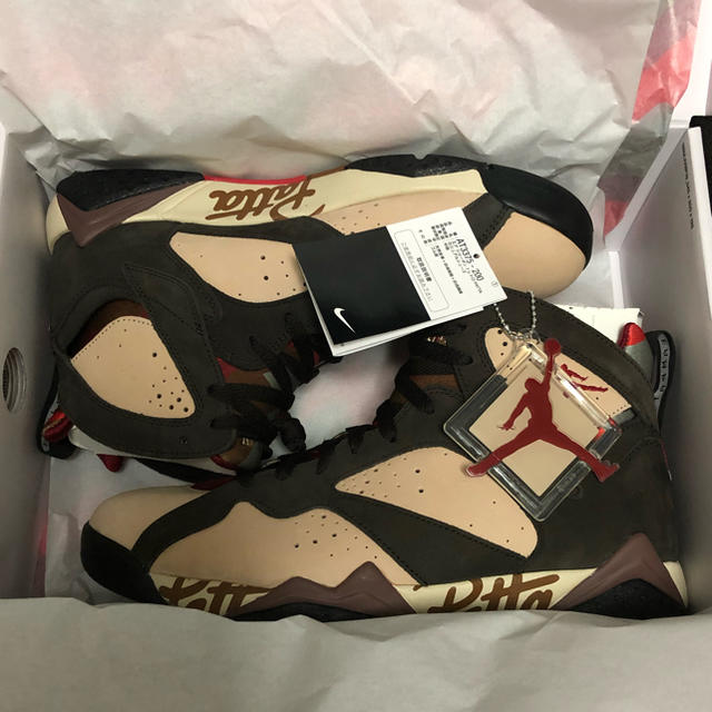 NIKE(ナイキ)の28cm AIR JORDAN 7 PATTA 国内正規品 新品未着用 メンズの靴/シューズ(スニーカー)の商品写真