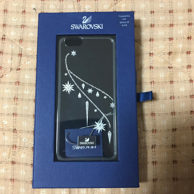 SWAROVSKI(スワロフスキー)の新品 スワロフスキー スマホケース スマホ/家電/カメラのスマホアクセサリー(iPhoneケース)の商品写真