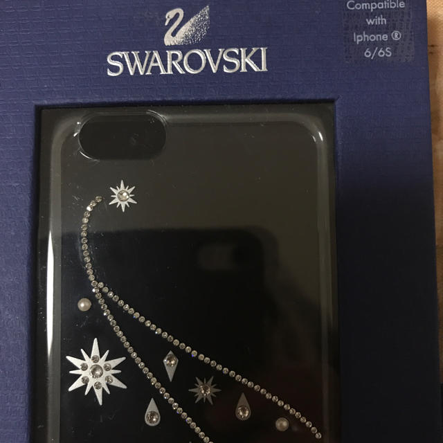 SWAROVSKI(スワロフスキー)の新品 スワロフスキー スマホケース スマホ/家電/カメラのスマホアクセサリー(iPhoneケース)の商品写真