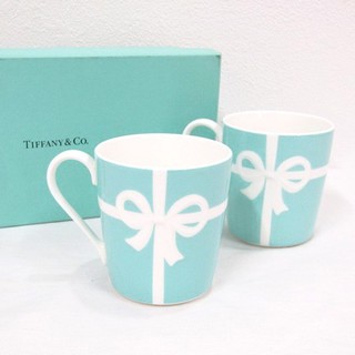ティファニー(Tiffany & Co.)のティファニー ブルーボックス マグカップ2個付(グラス/カップ)
