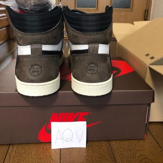 ナイキ(NIKE)のair jordan 1 travis scott エアジョーダン トラビス(スニーカー)